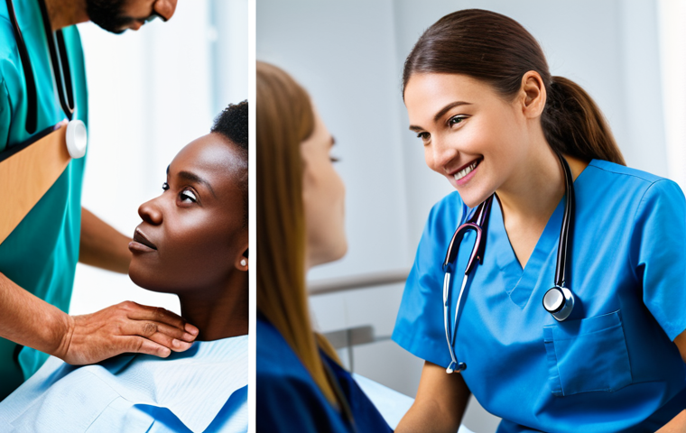 환자 중심 의료 시스템 구축하기 - Here are three detailed image prompts for generating visuals that capture the essence of patient-cen...